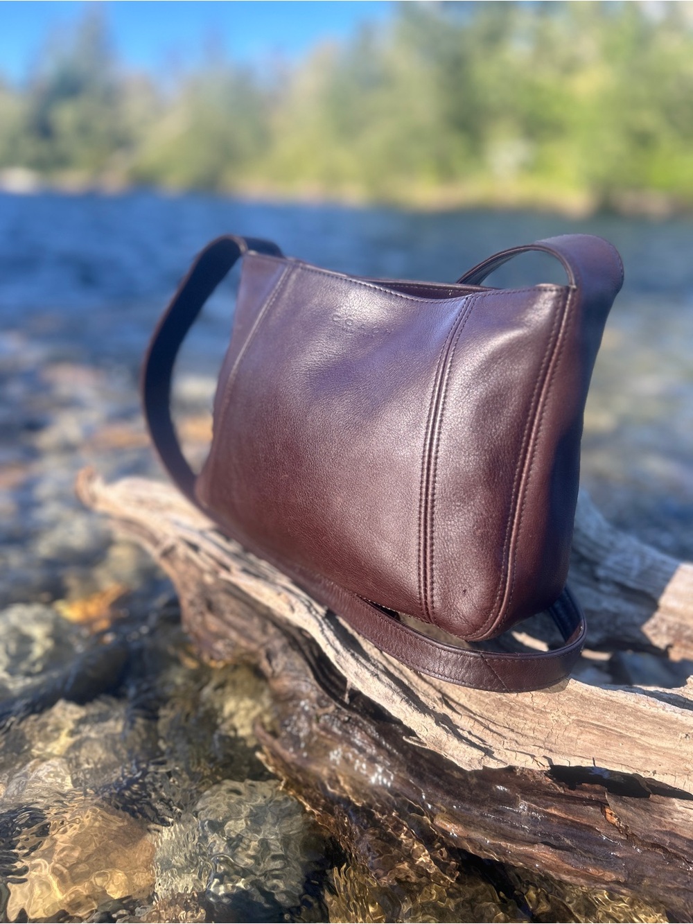 Vintage Coach Mahogany Leather Lexington Crossbody 4186 – Made in Italy